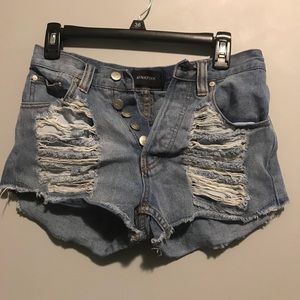 Minkpink jean shorts